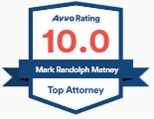 lawyer Mark Matney has a top 10 AVVO rating for 2018