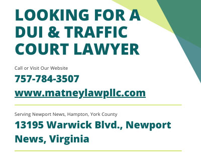 Attorney Mark Matney - Holcomb Law, PC - DUI & Traffic Court Defense Attorney - Newport News, York County, Hampton